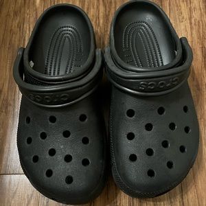 Black Crocs